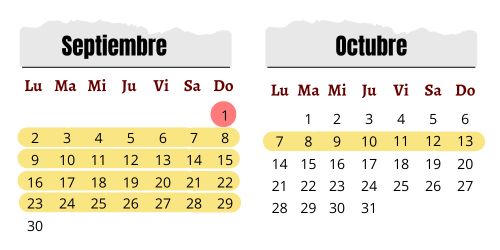 Calendario alquiler autocaravana zaragoza 2024